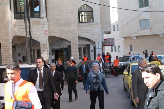 بنك الإستثمار الفلسطيني PIB يجري تجربة إخلاء لمبنى الإدارة العامة والفرع الرئيسي في مدينة البيرة